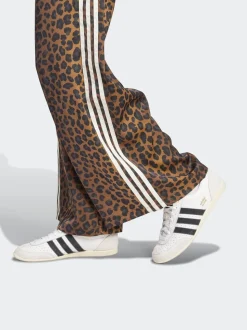 adidas Originals Animal Print Satin Wide Leg Trousers