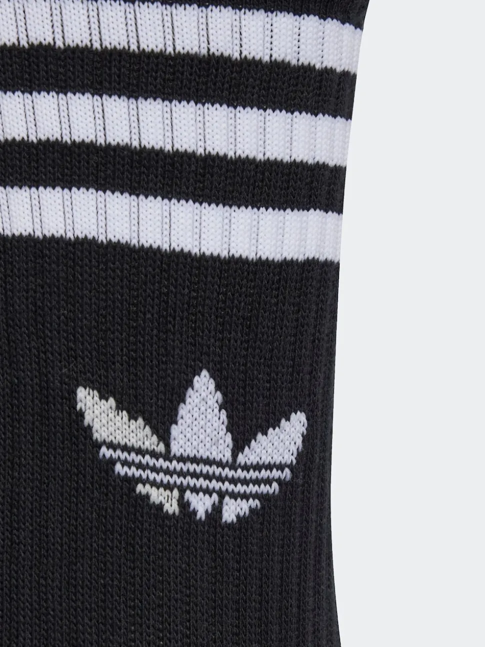 adidas Originals Black 6 Pack Crew Socks 6 Pack