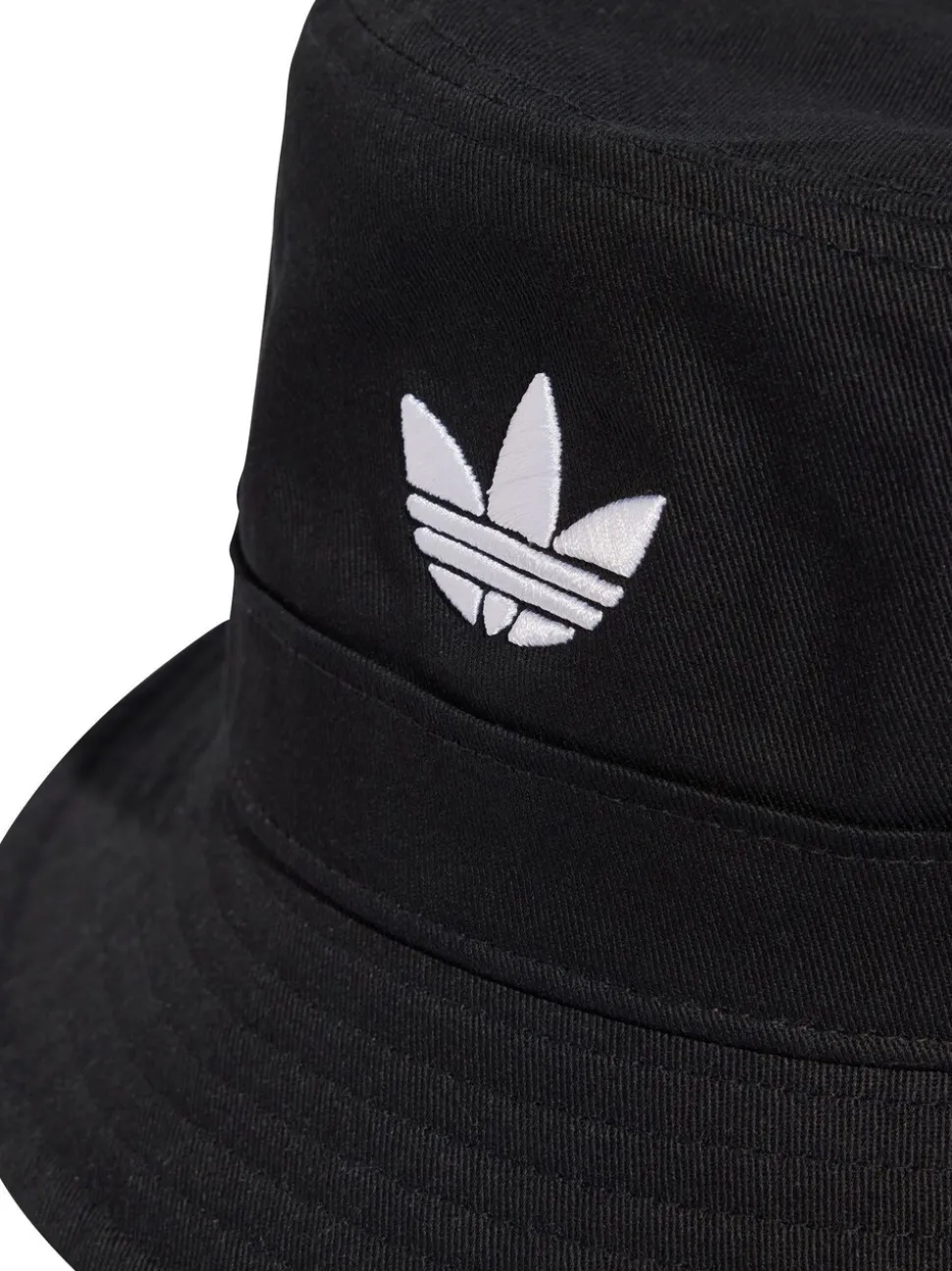 adidas Originals Black Black Trefoil 100% Cotton Bucket Hat