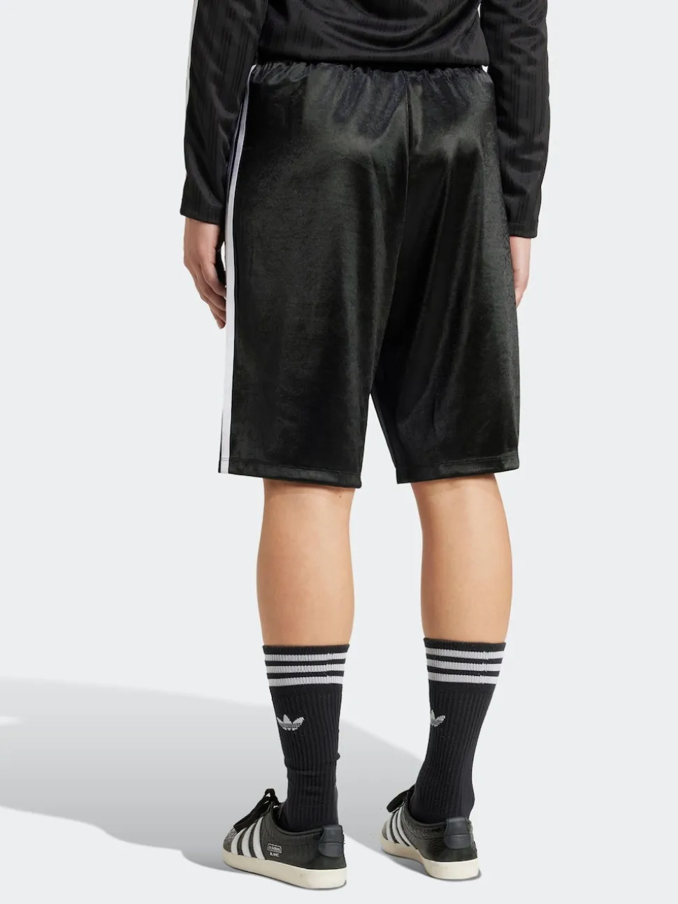 adidas originals Black Firebird Long Shorts