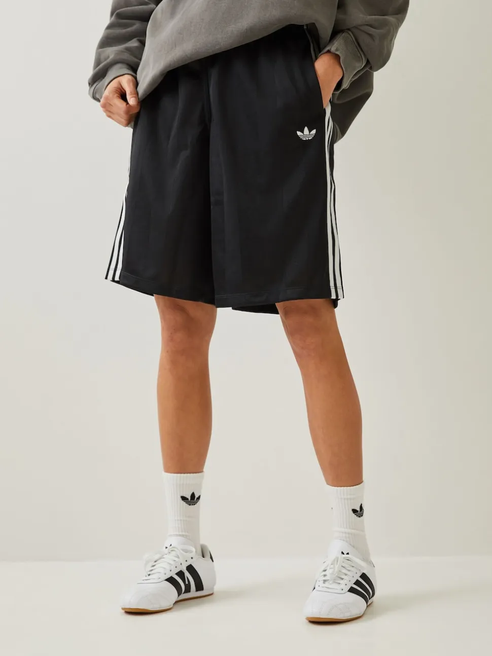 adidas Originals Black 3-Stripes Jaquard Shorts