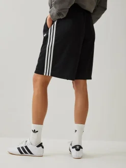 adidas Originals Black 3-Stripes Jaquard Shorts