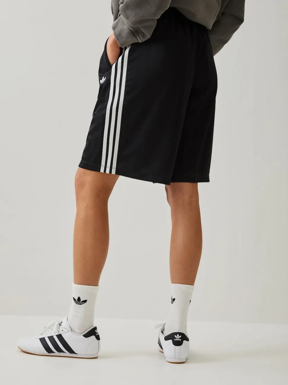 adidas Originals Black 3-Stripes Jaquard Shorts