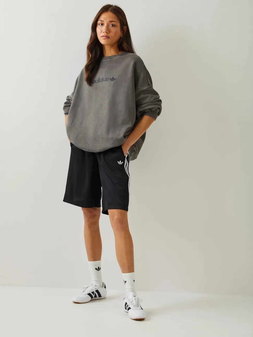 adidas Originals Black 3-Stripes Jaquard Shorts