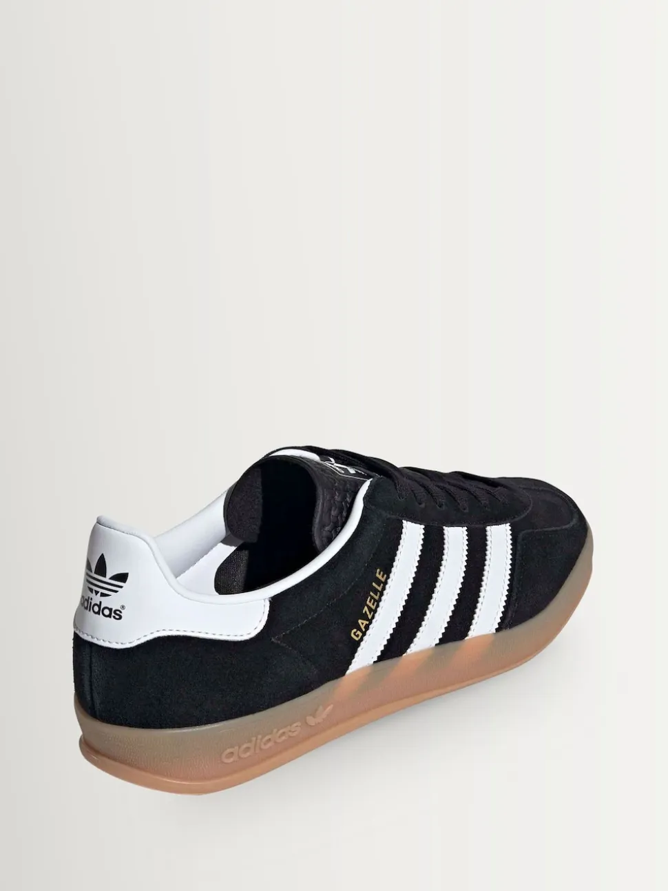 adidas Originals Black/White Gazelle Indoor Trainers