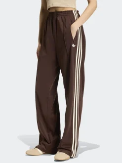 adidas Originals Brown/Cream Firebird Loose Trousers