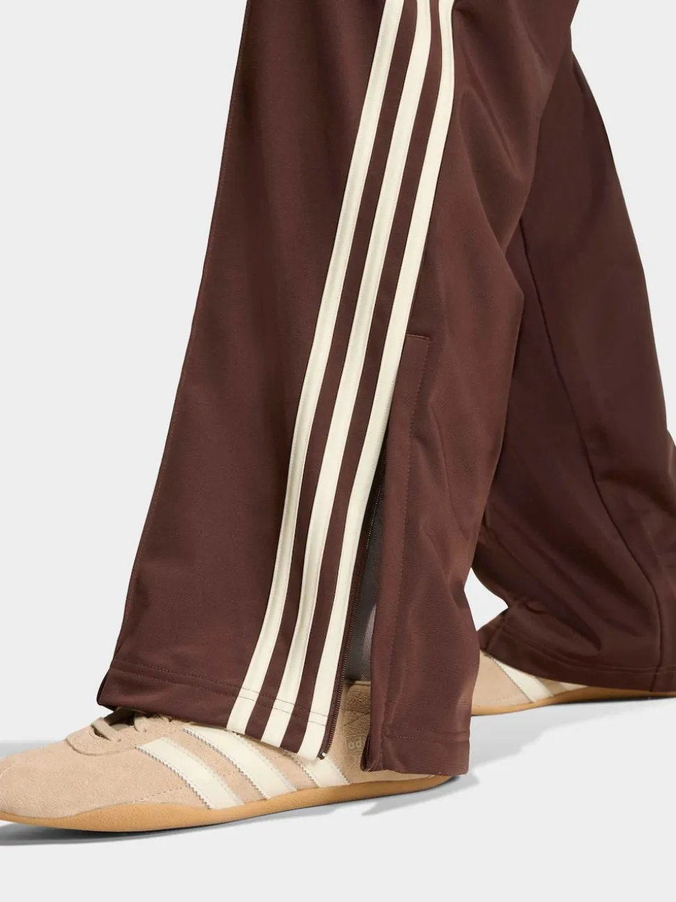adidas Originals Brown/Cream Firebird Loose Trousers