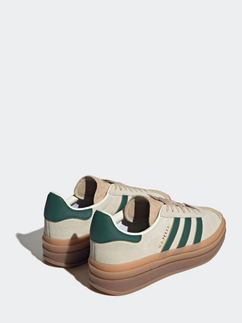 adidas Originals Brown/Green Gazelle Bold W Trainers