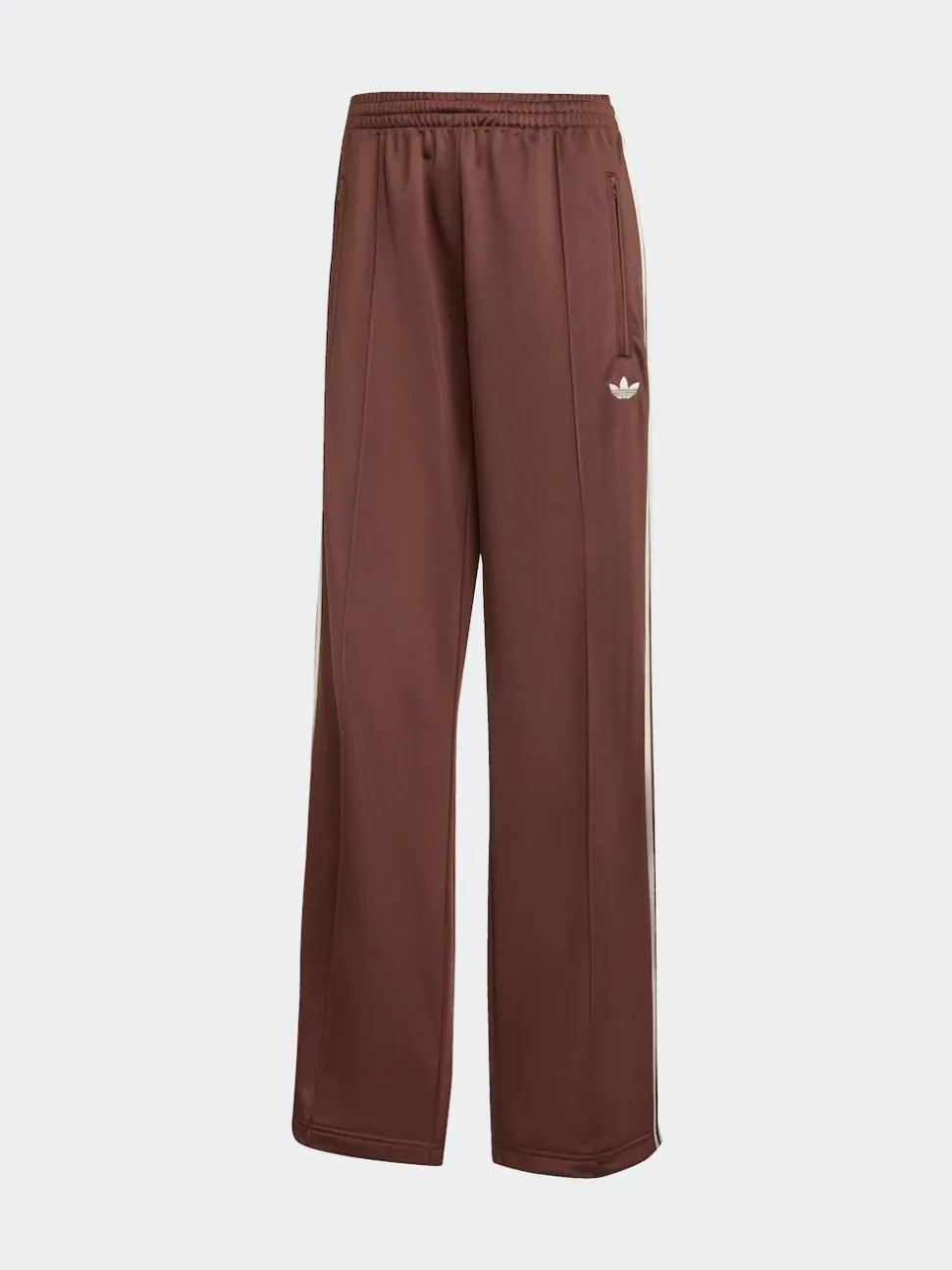 adidas Originals Brown/White Firebird Loose Track Pant Trousers
