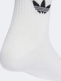 adidas Originals Dark Blue/White Crew 3-Stripes Crew Socks 3 Pairs