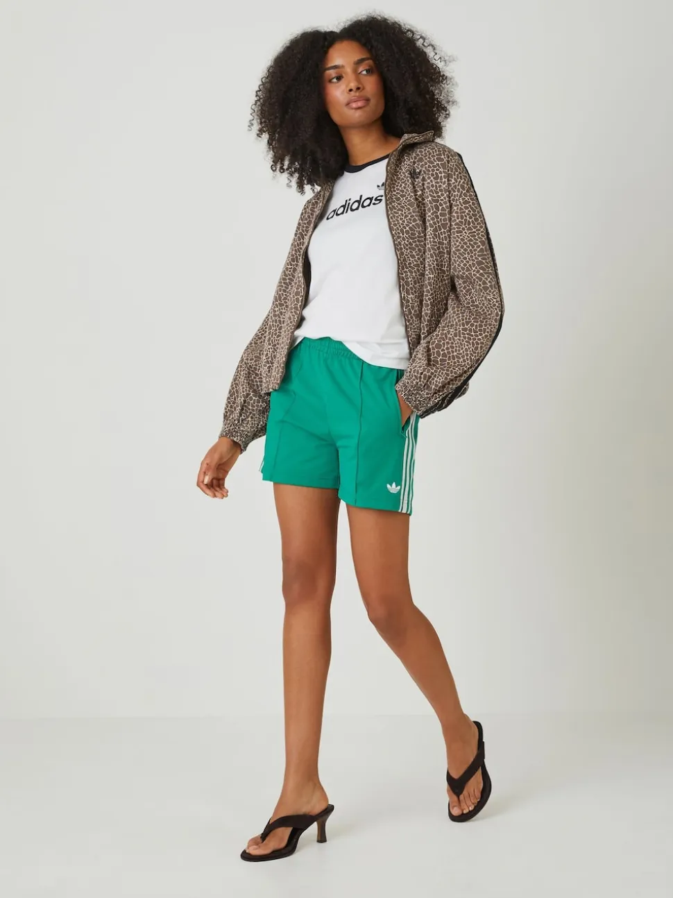 adidas Originals Green Firebird Shorts