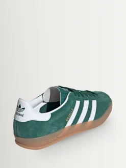 adidas Originals Green/White Gazelle Indoor Trainers