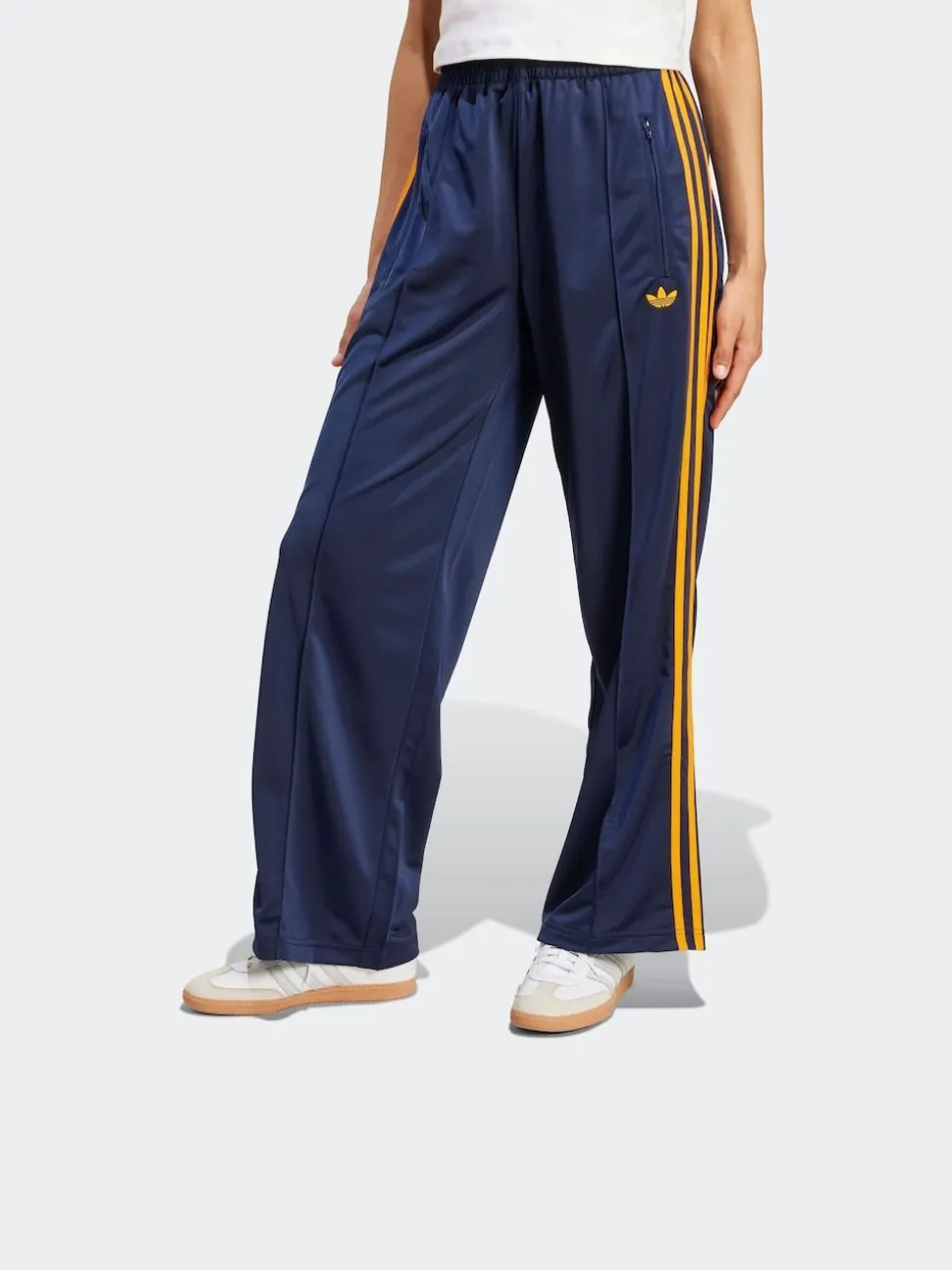 adidas Originals Navy Blue Firebird Loose Track Pant Trousers