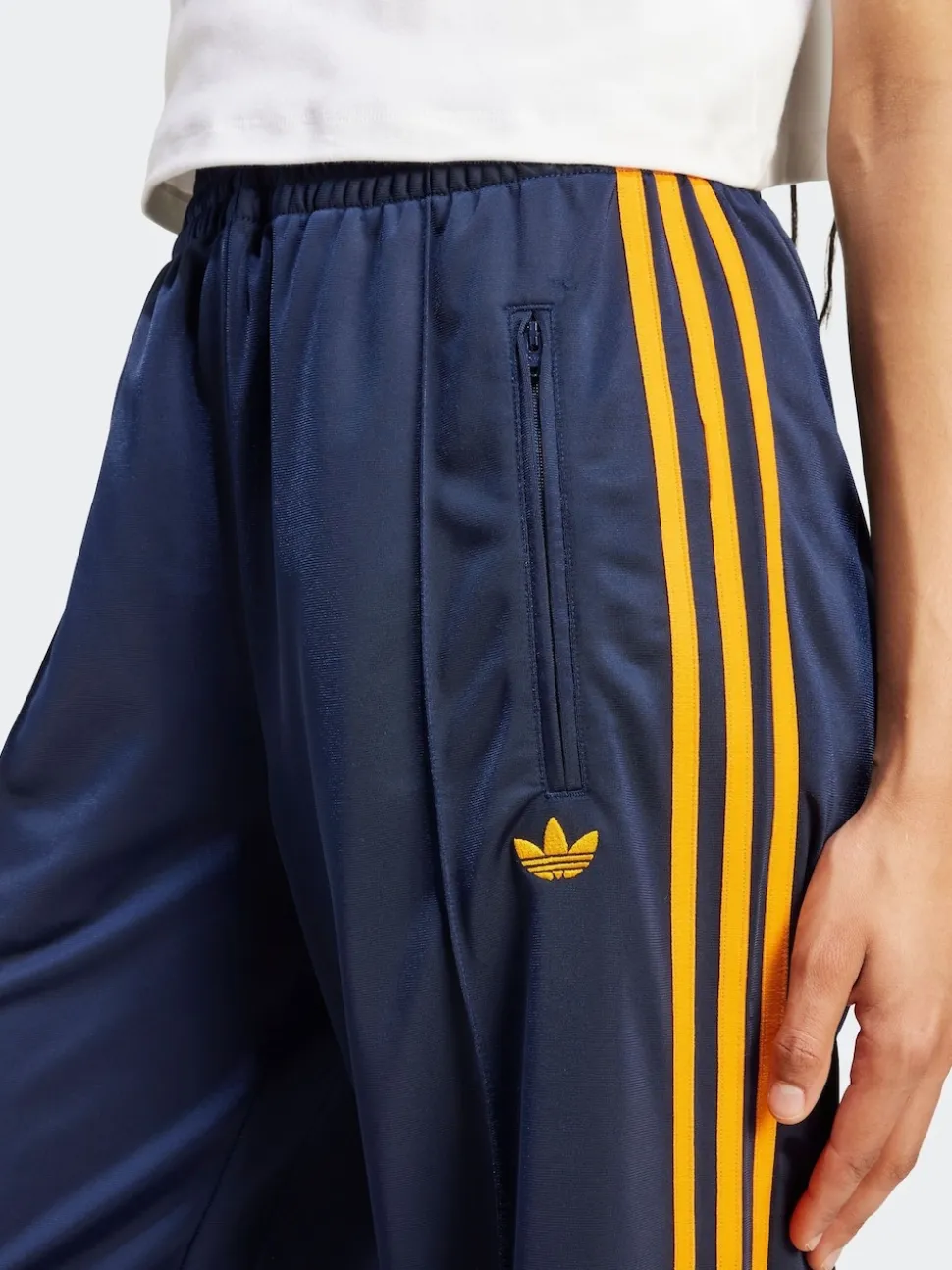 adidas Originals Navy Blue Firebird Loose Track Pant Trousers