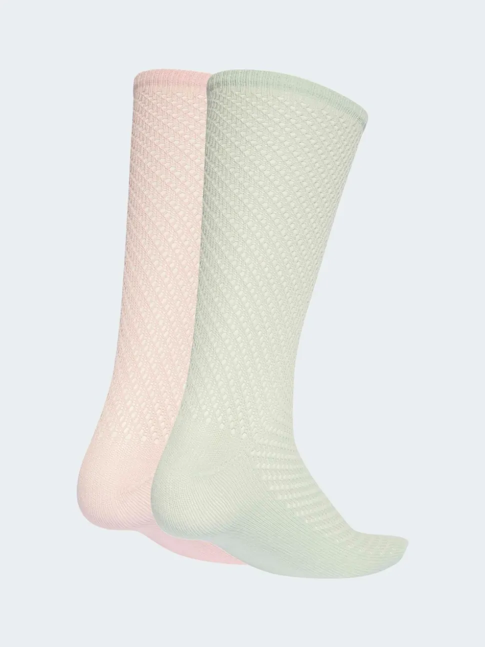 adidas Originals Pink Crochet Crew Socks 2 Pack