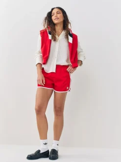 adidas Originals Red Adicolour 3-Stripes Sprinter Shorts