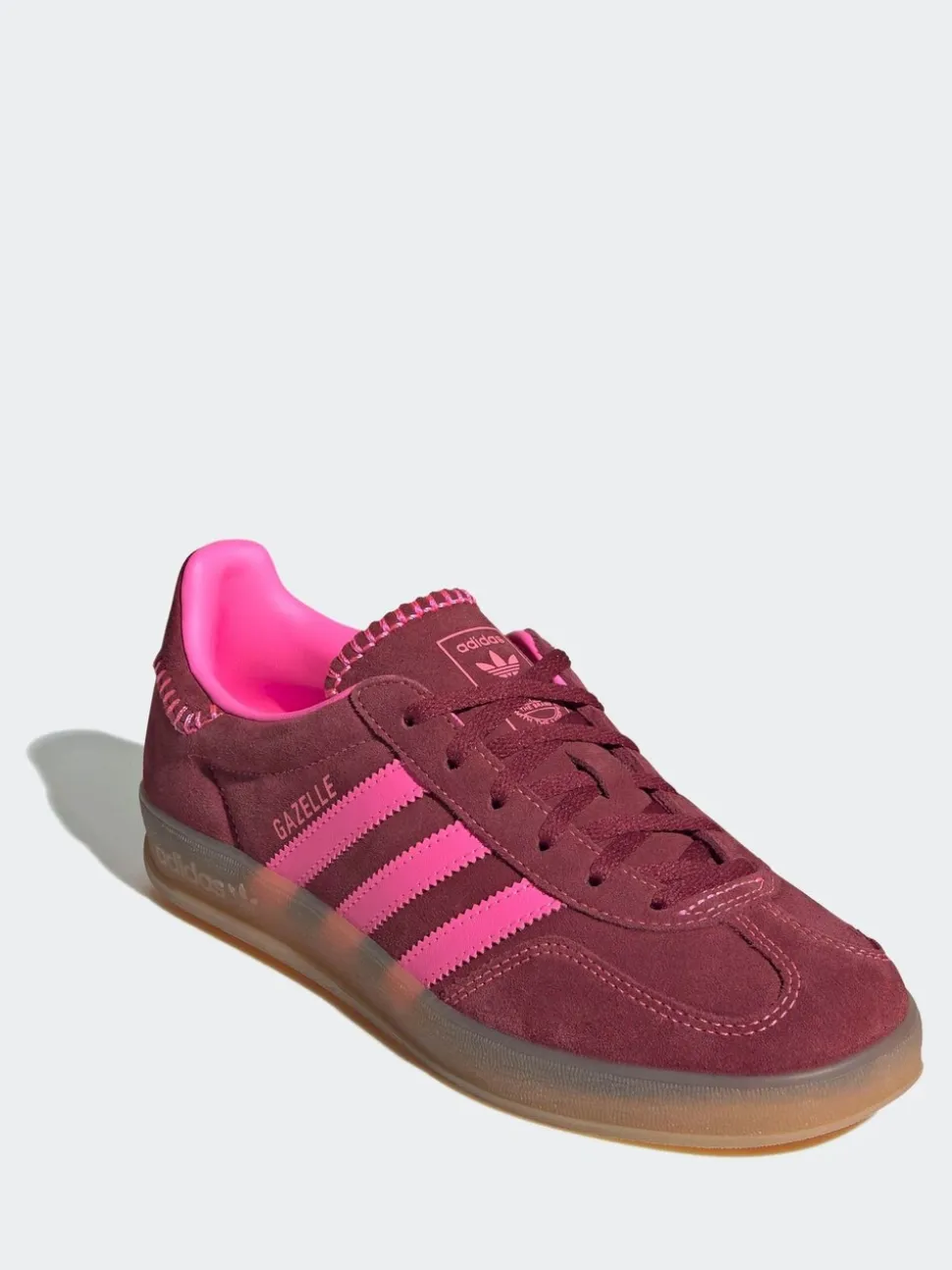 adidas Originals Red/Pink Gazelle Indoor Trainers