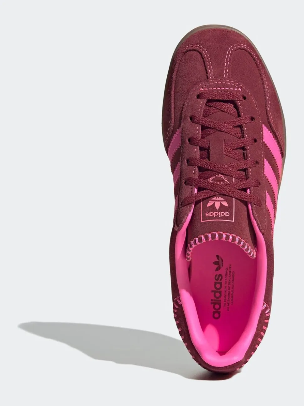 adidas Originals Red/Pink Gazelle Indoor Trainers