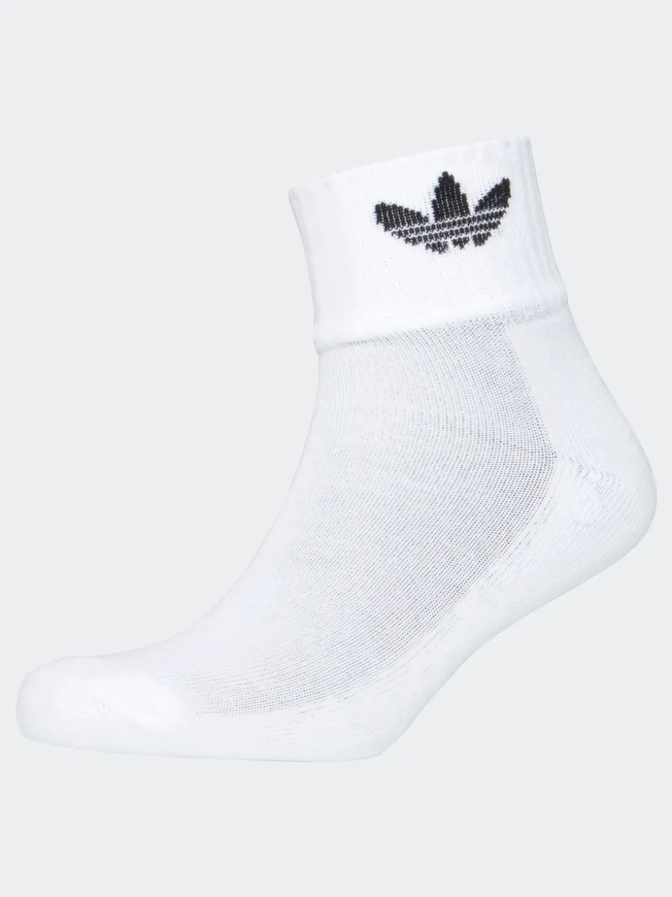 adidas Originals White Ecru Mid Ankle Socks 3 Pack