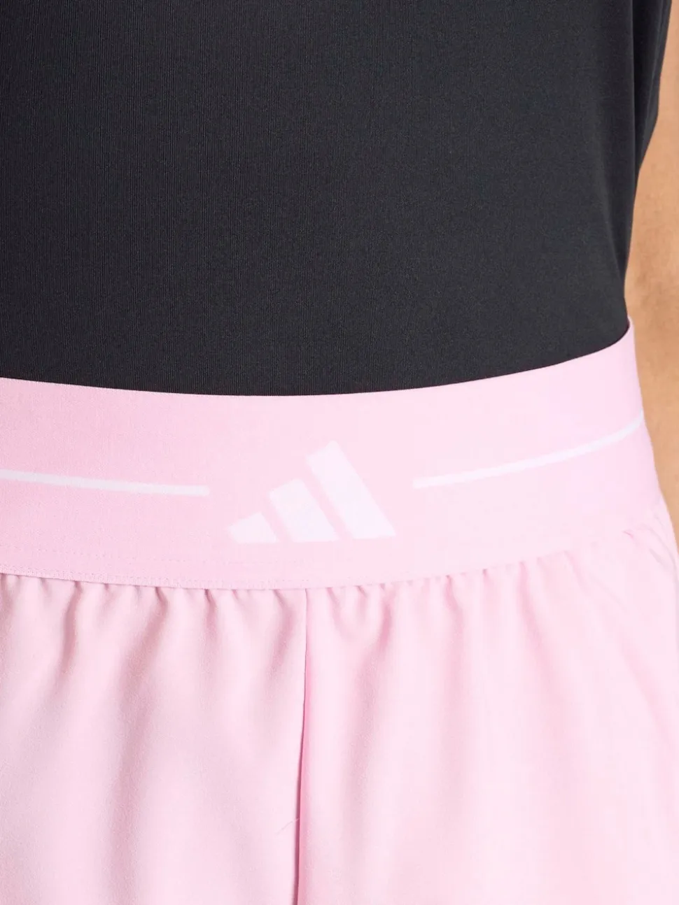 adidas Pink Hyperglam 3-Stripes Woven Shorts