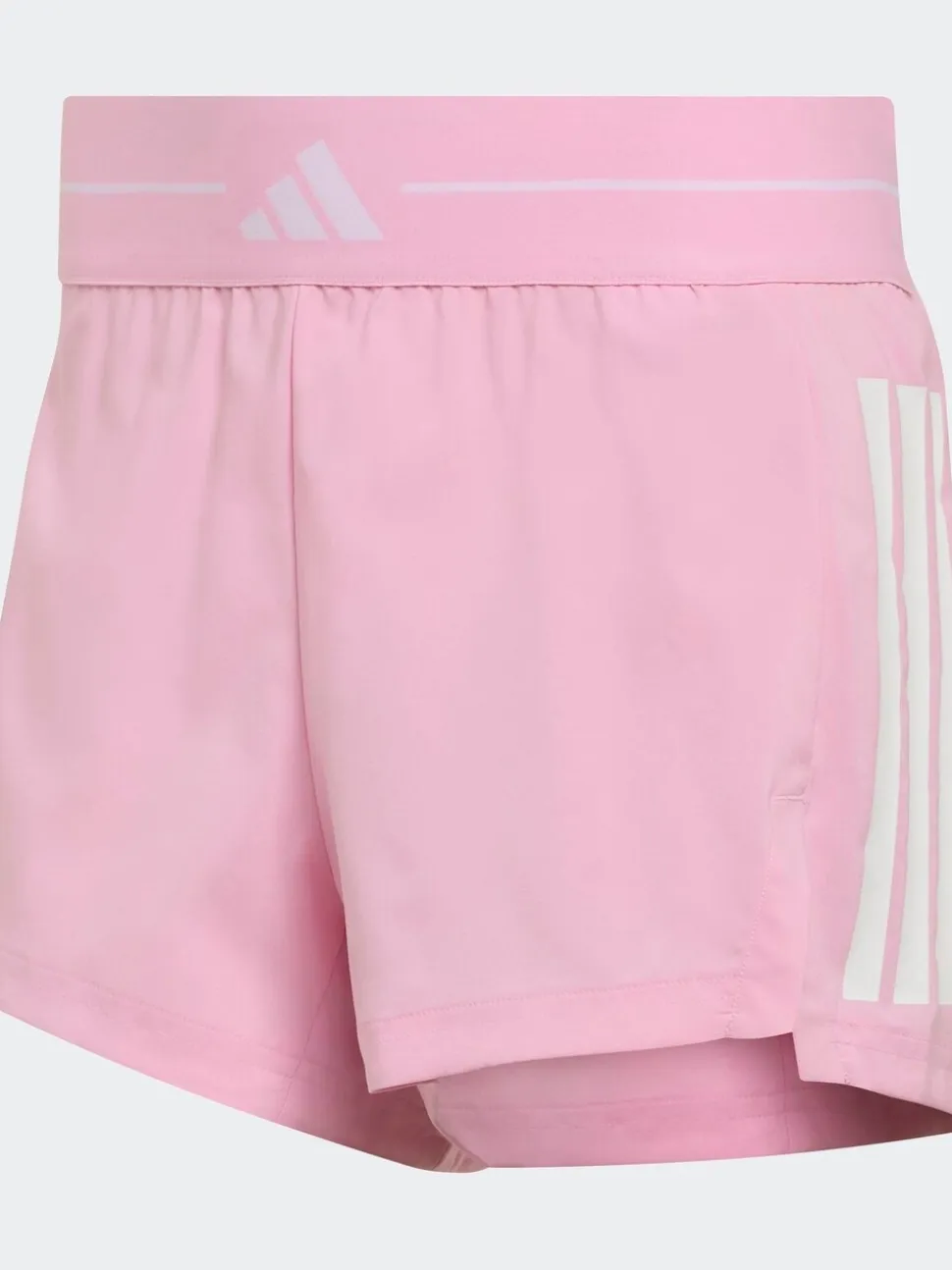adidas Pink Hyperglam 3-Stripes Woven Shorts