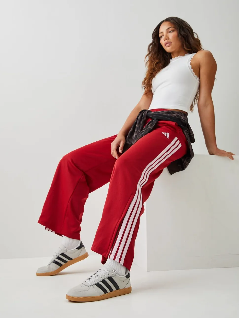 adidas Red House Of Tiro Wide Leg Trousers