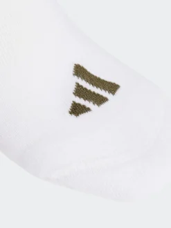 adidas White Chrome Logo Socks 3 Pack