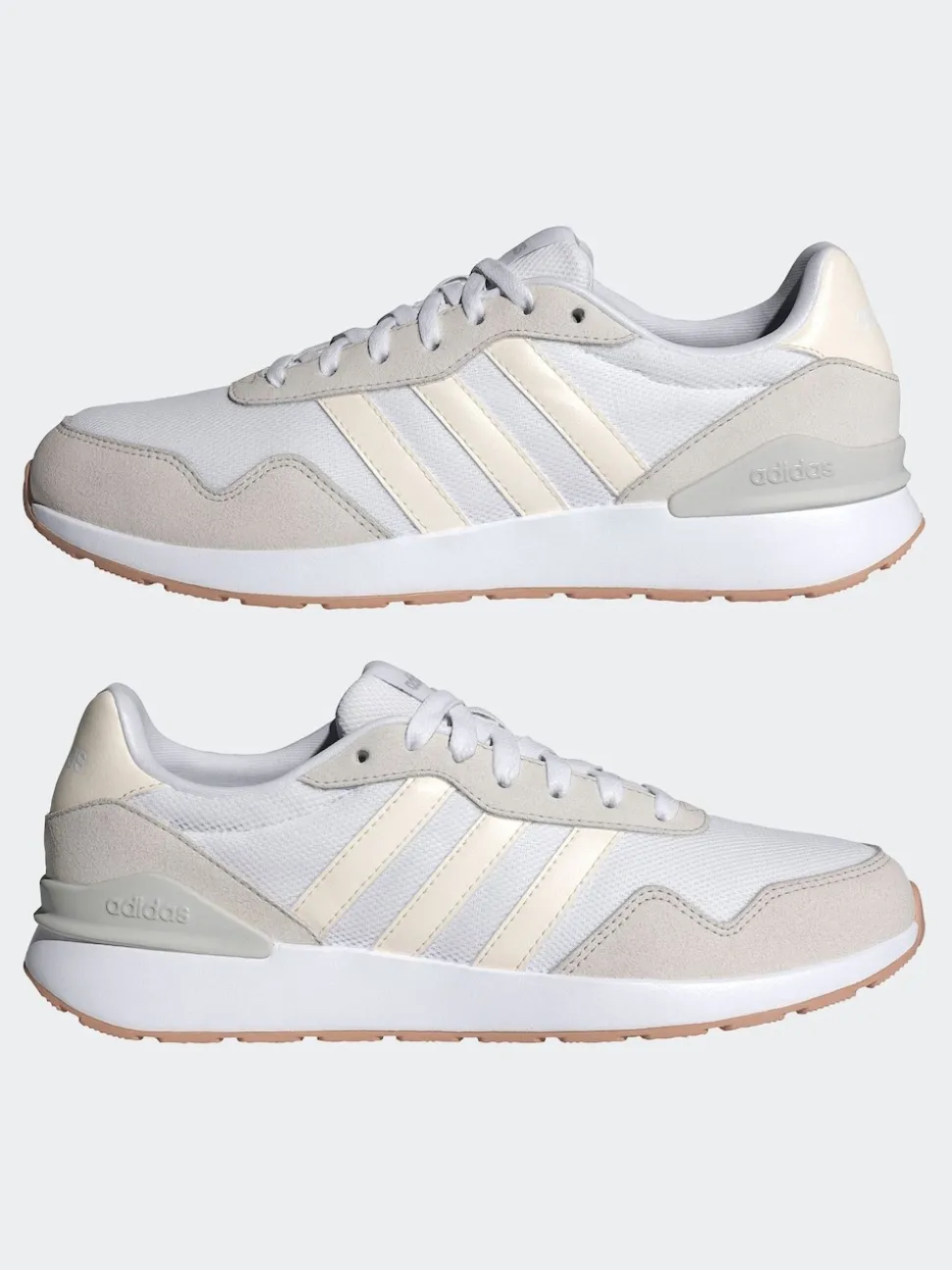 adidas White Cream RUN 60s 4.0 Trainers