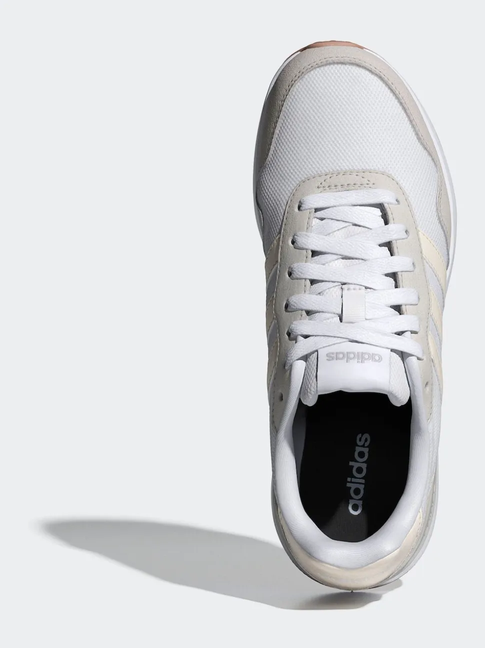 adidas White Cream RUN 60s 4.0 Trainers