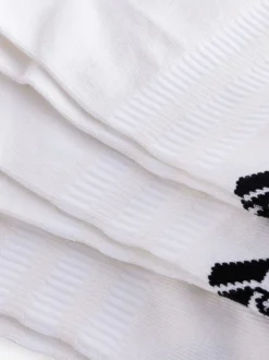 adidas White Cushioned Low Cut Socks 3 Pack