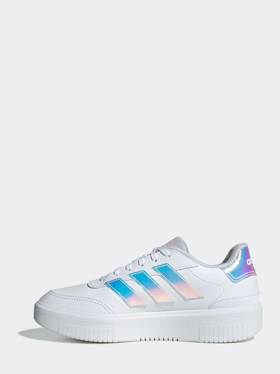 adidas White Off Courtblock Bold Trainers