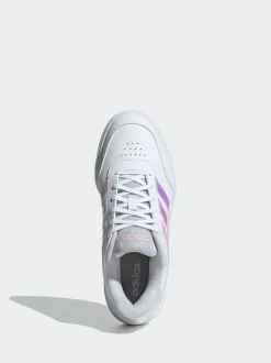 adidas White Off Courtblock Bold Trainers