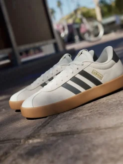 adidas White Off VL Court 3.0 Trainers