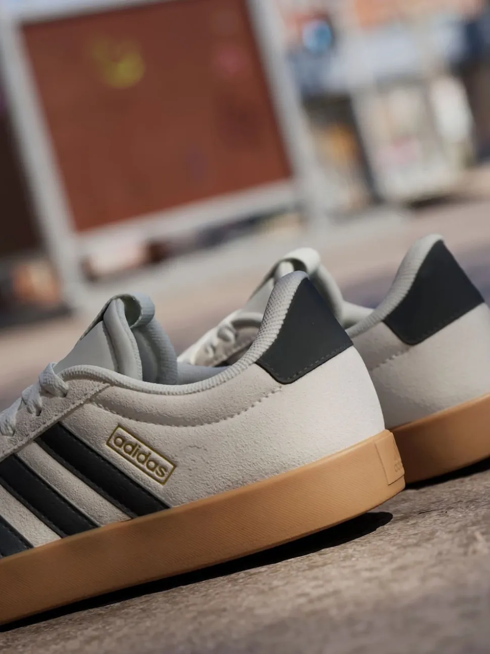 adidas White Off VL Court 3.0 Trainers