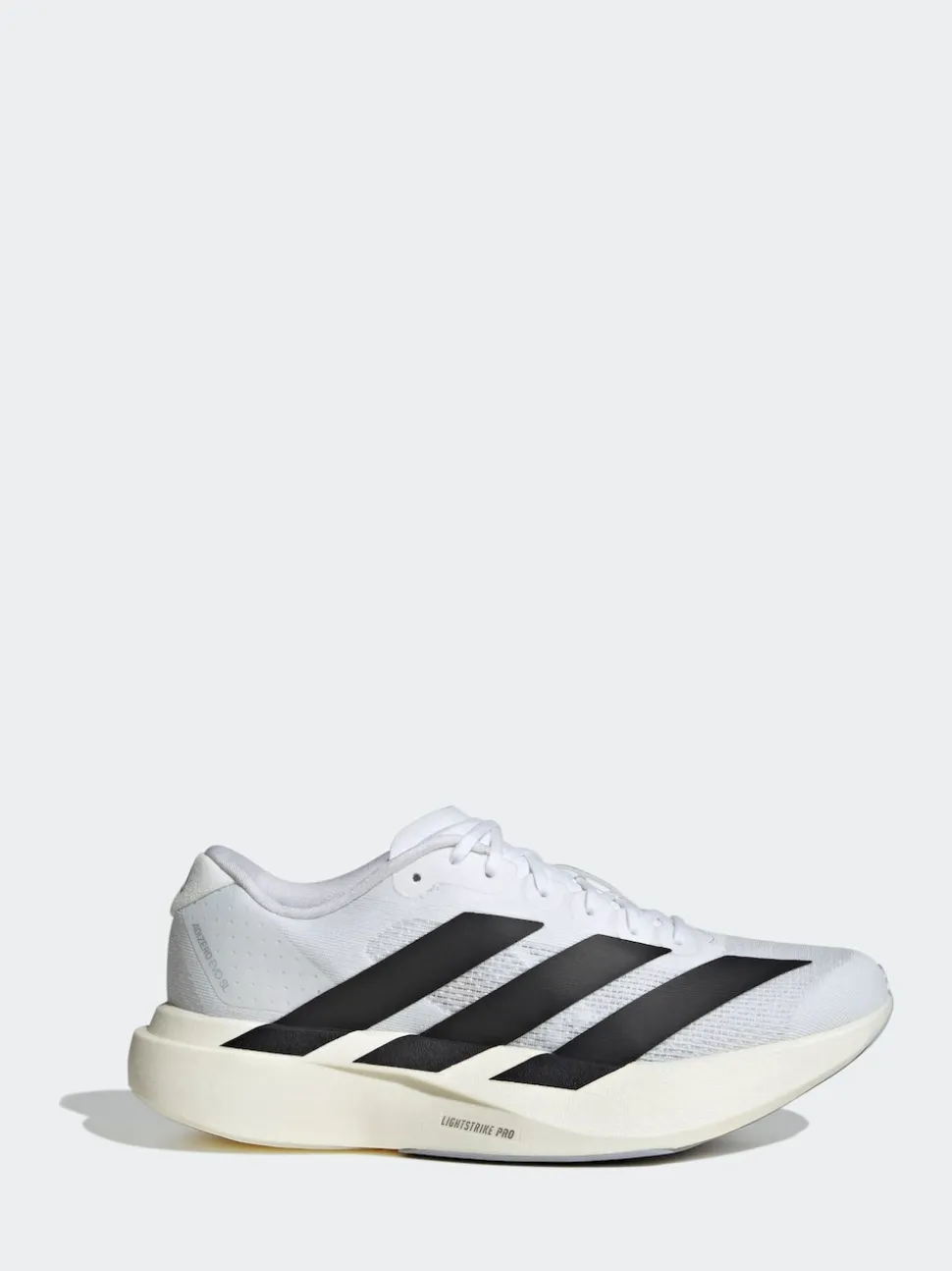 adidas White/Black Adizero Evo Sl Running Trainers