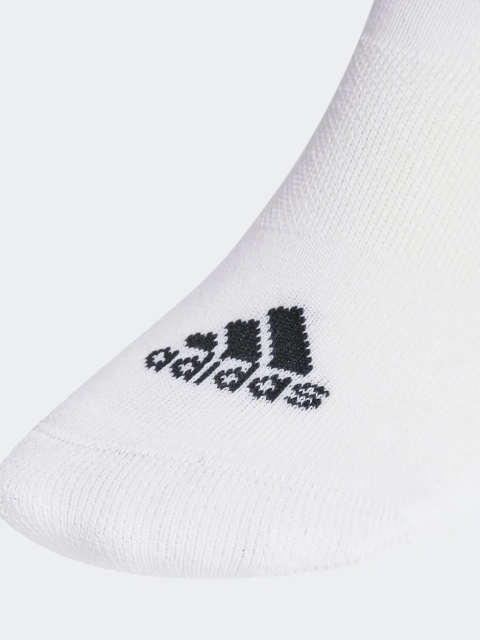 adidas White/Black 3-Stripes Cushioned Sportswear Low Cut Socks 3 Pack