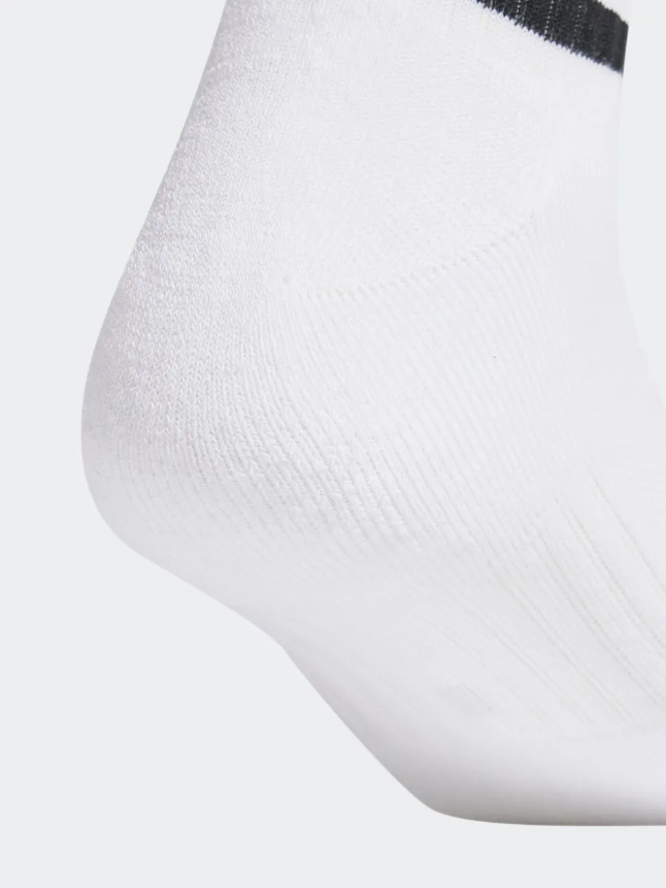 adidas White/Black 3-Stripes Cushioned Sportswear Low Cut Socks 3 Pack