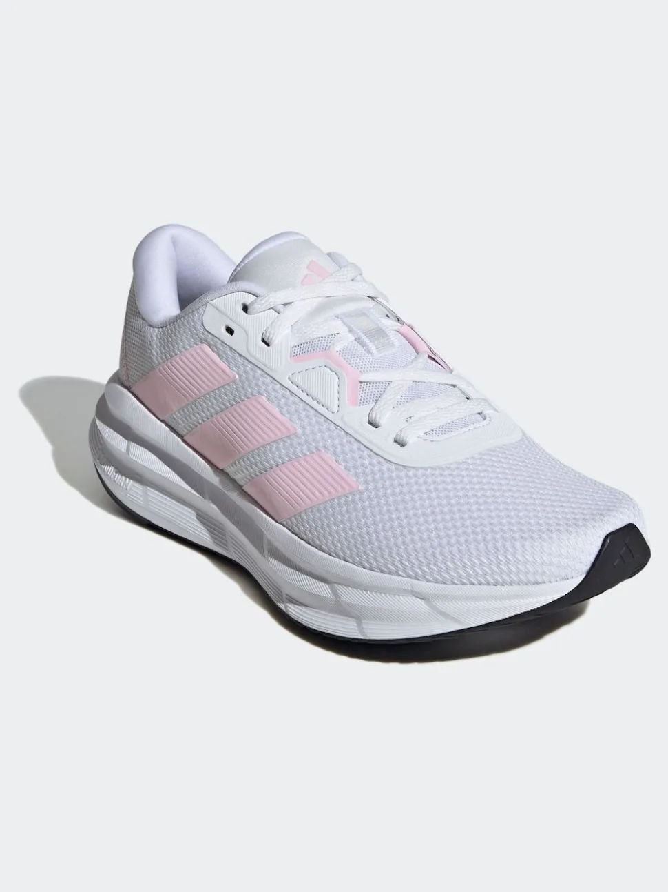 adidas White/Pink Galaxy 7 Trainers