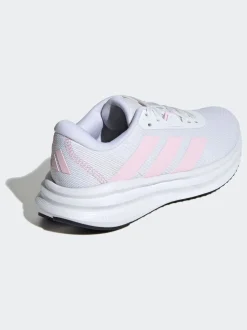 adidas White/Pink Galaxy 7 Trainers