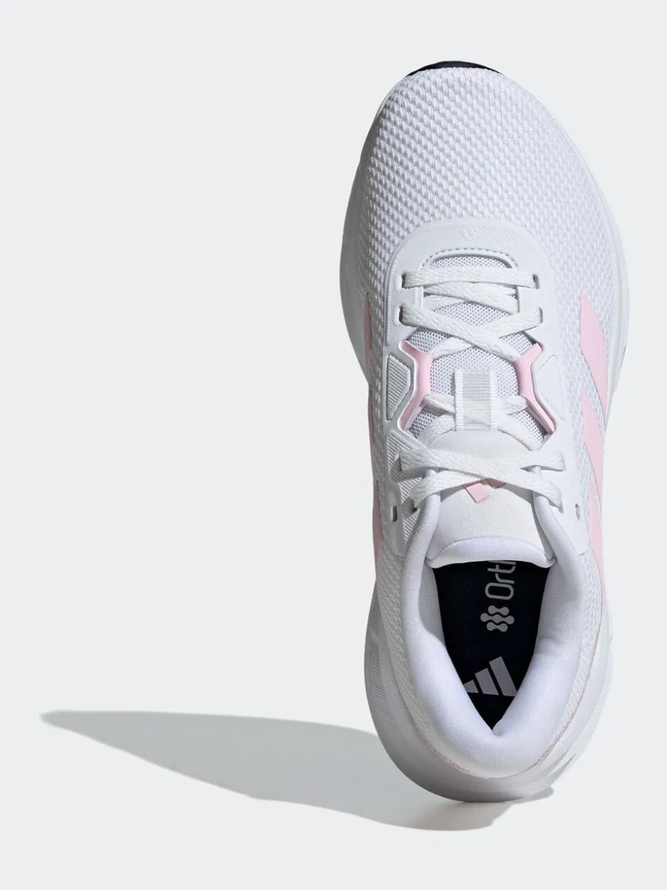 adidas White/Pink Galaxy 7 Trainers