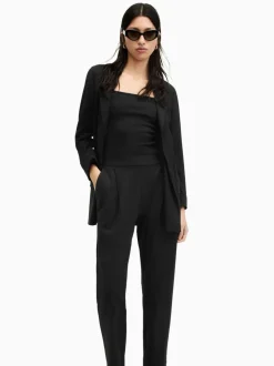 AllSaints Black Aleida Blazer