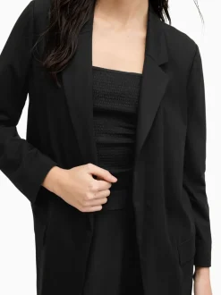 AllSaints Black Aleida Blazer