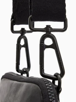 AllSaints Black Falcon Pouch