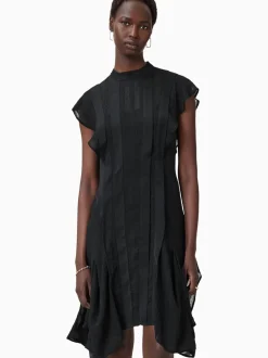 AllSaints Black Fleur Dress