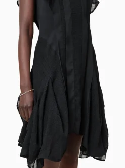 AllSaints Black Fleur Dress