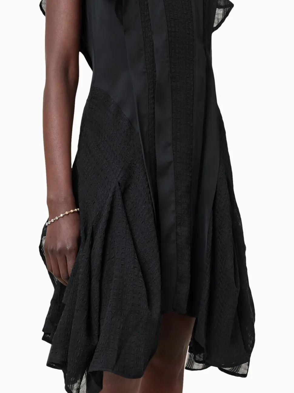 AllSaints Black Fleur Dress