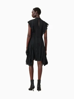 AllSaints Black Fleur Dress
