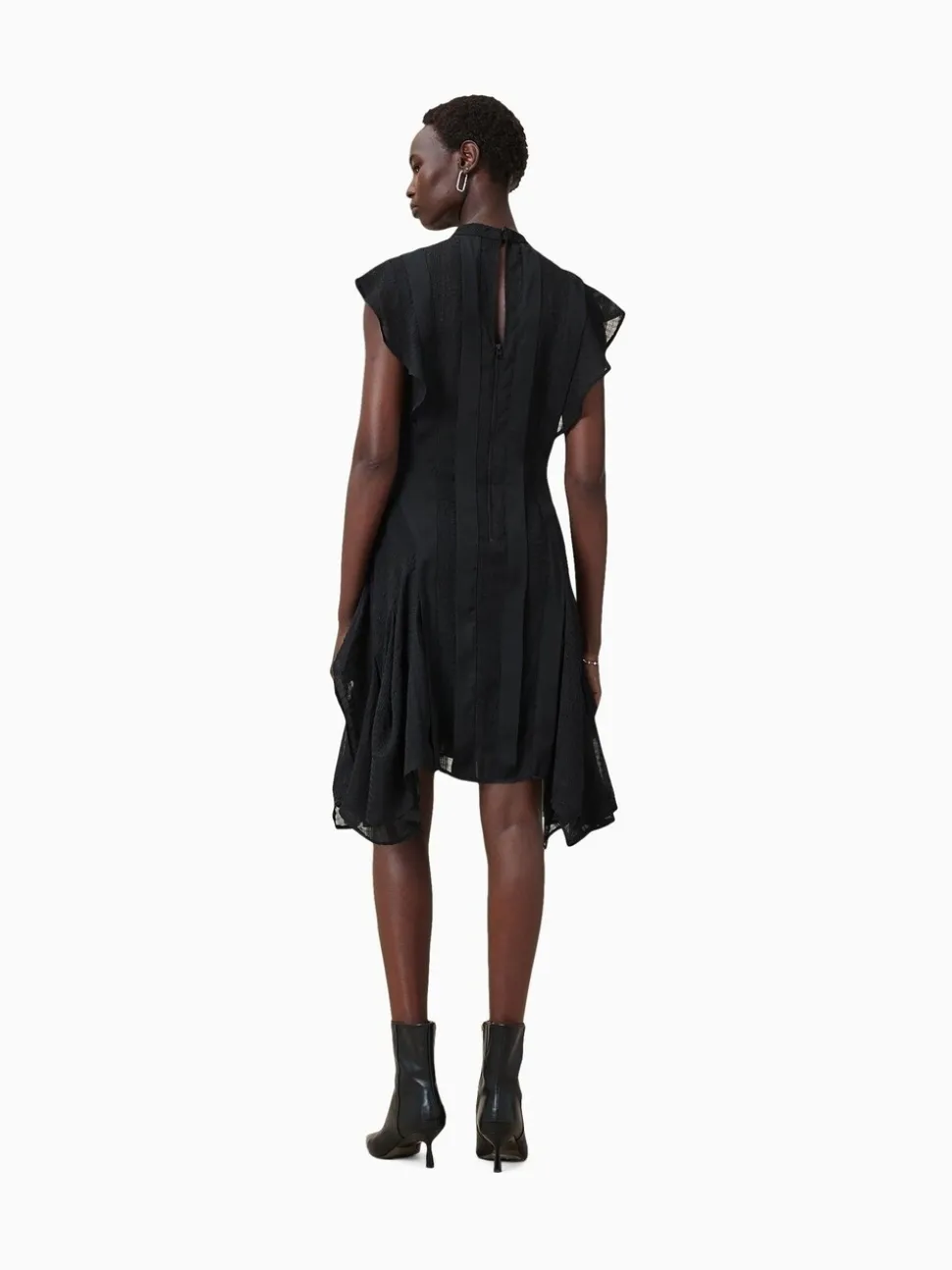 AllSaints Black Fleur Dress