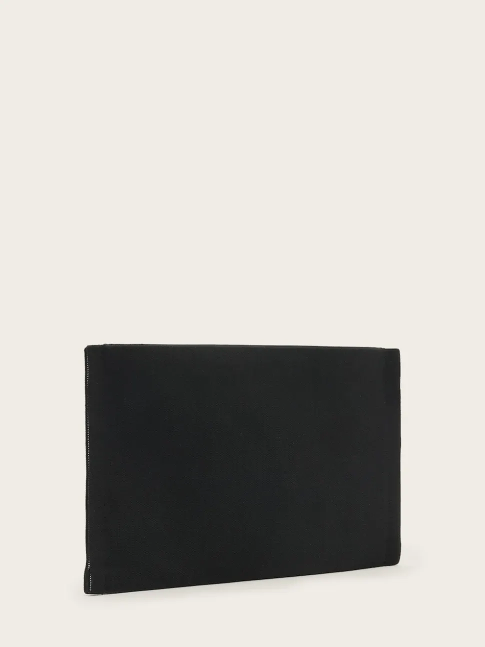 AllSaints Black Izzy Heart Clutch