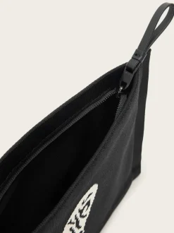AllSaints Black Izzy Heart Clutch